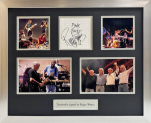 Roger Waters Personally Signed Pink Floyd The Wall CD Album Framed