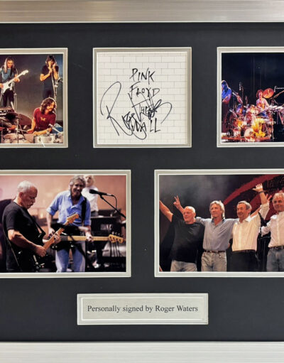 Roger Waters Personally Signed Pink Floyd The Wall CD Album Framed