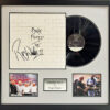 Roger Waters Personally Signed Pink Floyd The Wall Vinyl Album Framed