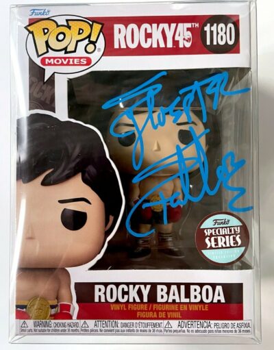 Sylvester Stallone signed Rocky Funko Pop