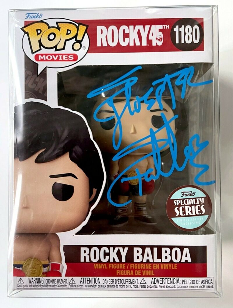 Sylvester Stallone signed Rocky Funko Pop