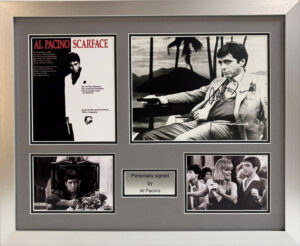 Al Pacino Signed Scarface Picture in Framed Presentation