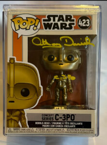 Anthony Daniels Signed C-3PO Star Wars Funko Pop