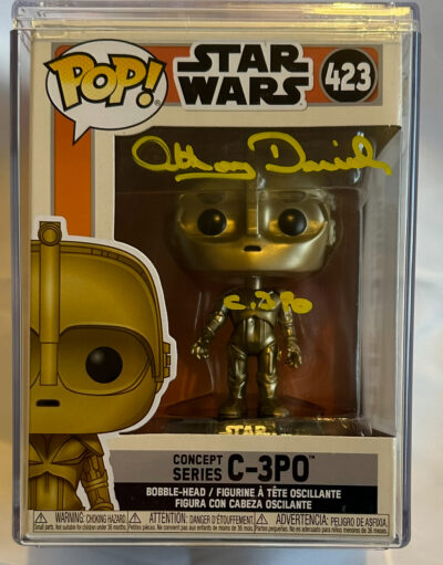 Anthony Daniels Signed C-3PO Star Wars Funko Pop
