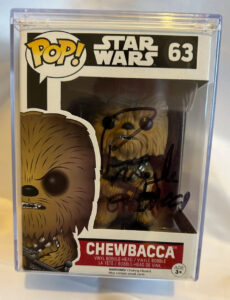 Peter Meyhew Signed Star Wars Chewbacca Funko Pop