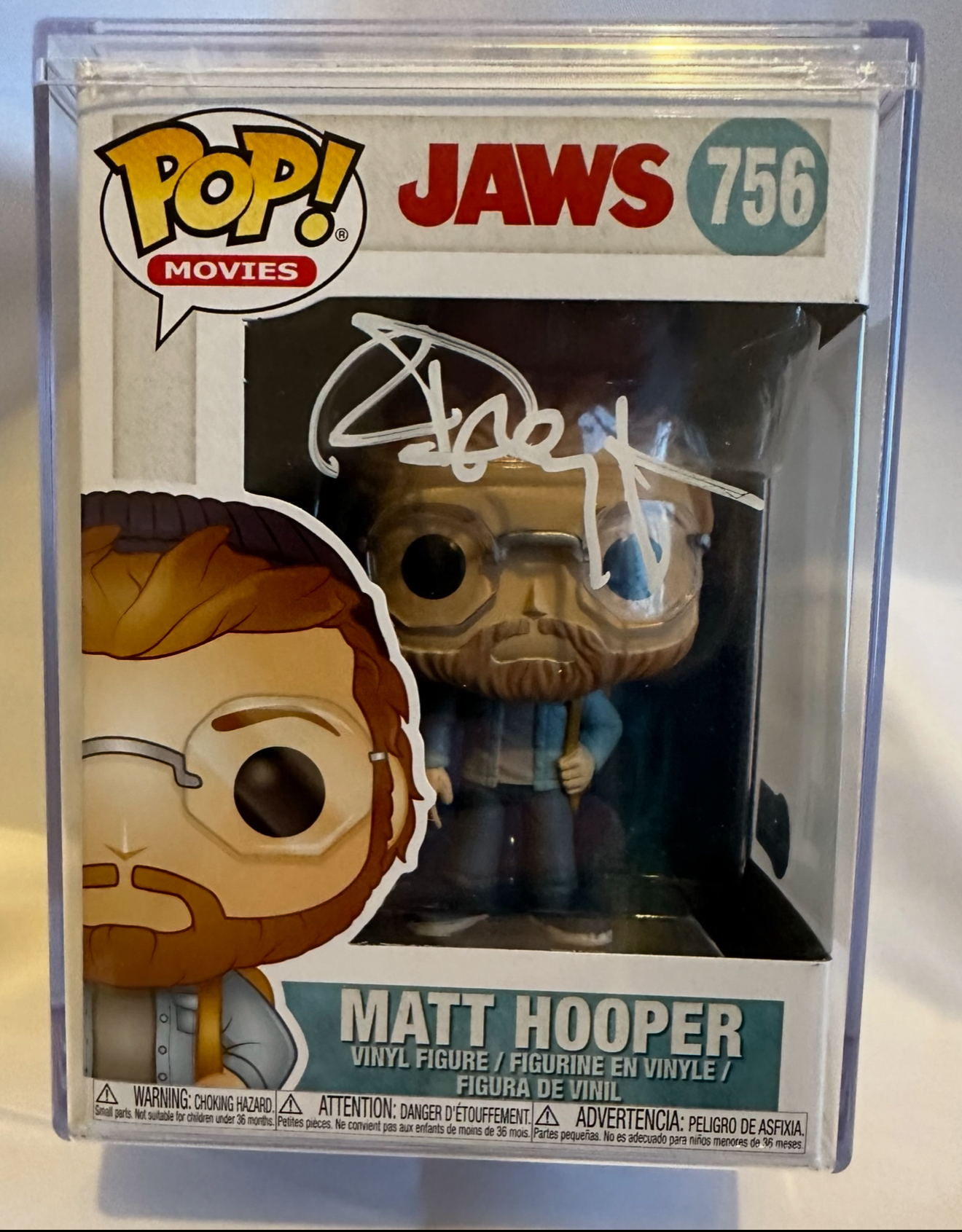 IMG_4286 Richard Drefuss Jaws Signed Funko Pop - Image 1