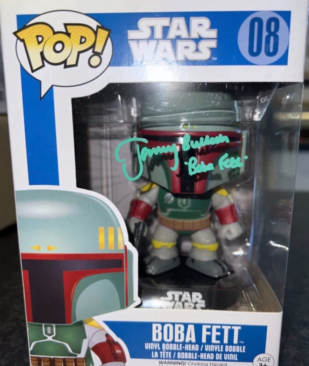 Jeremy Bulloch Signed Star Wars Boba Fett Funko Pop