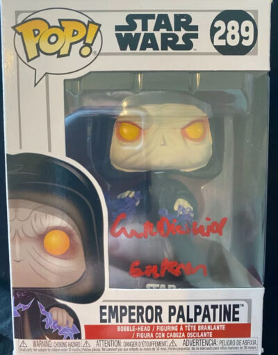 Ian Mcdiarmid Signed Emperor Palpatine Star Wars Funko