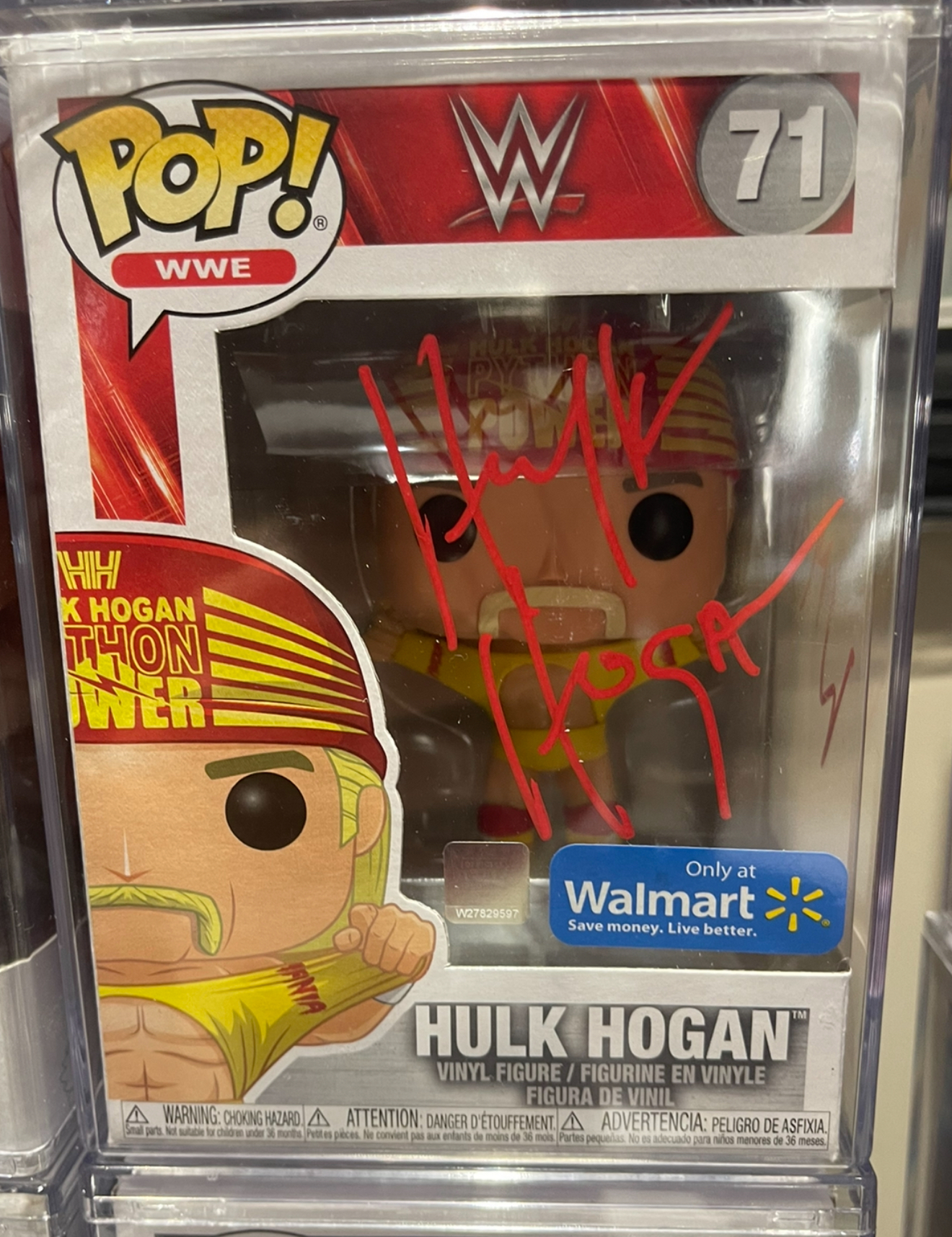 IMG_4301 Hulk Hogan Signed Funko Pop - Image 1