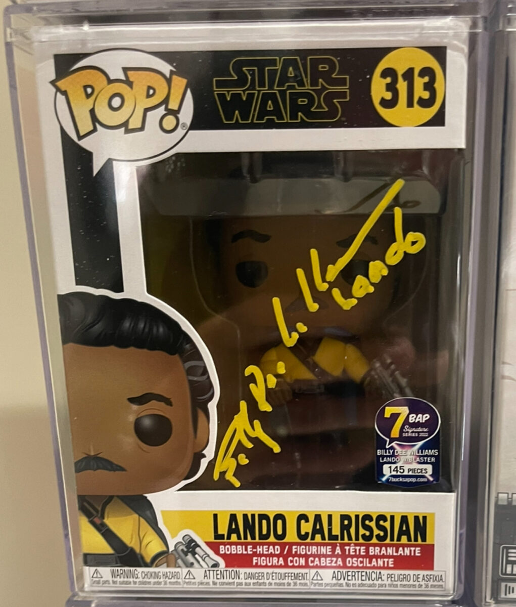 Billy Dee Williams Signed Star Wars Lando Calrissian Funko