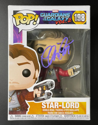 Chris Pratt Signed Marvel Guardians of the Galaxy Funko Pop