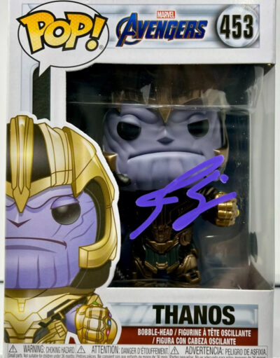Josh Brolin Signed Marvel Avengers Thanos No.453 Funko Pop