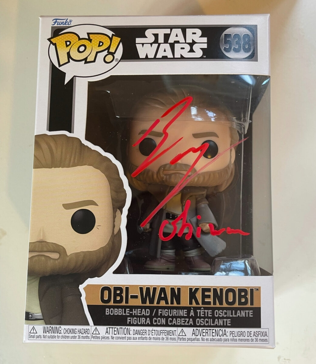 Ewan Mcgregor Signed Star Wars Obi Wan Funko Pop