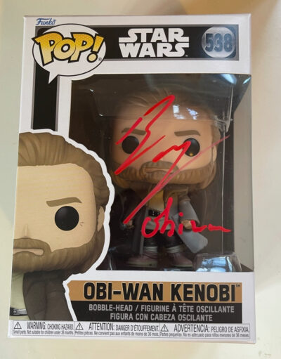 Ewan Mcgregor Signed Star Wars Obi Wan Funko Pop