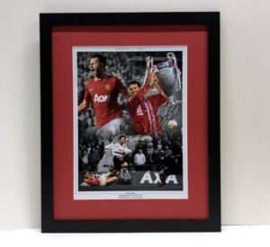 Ryan Giggs Signed Manchester United Framed Presentation