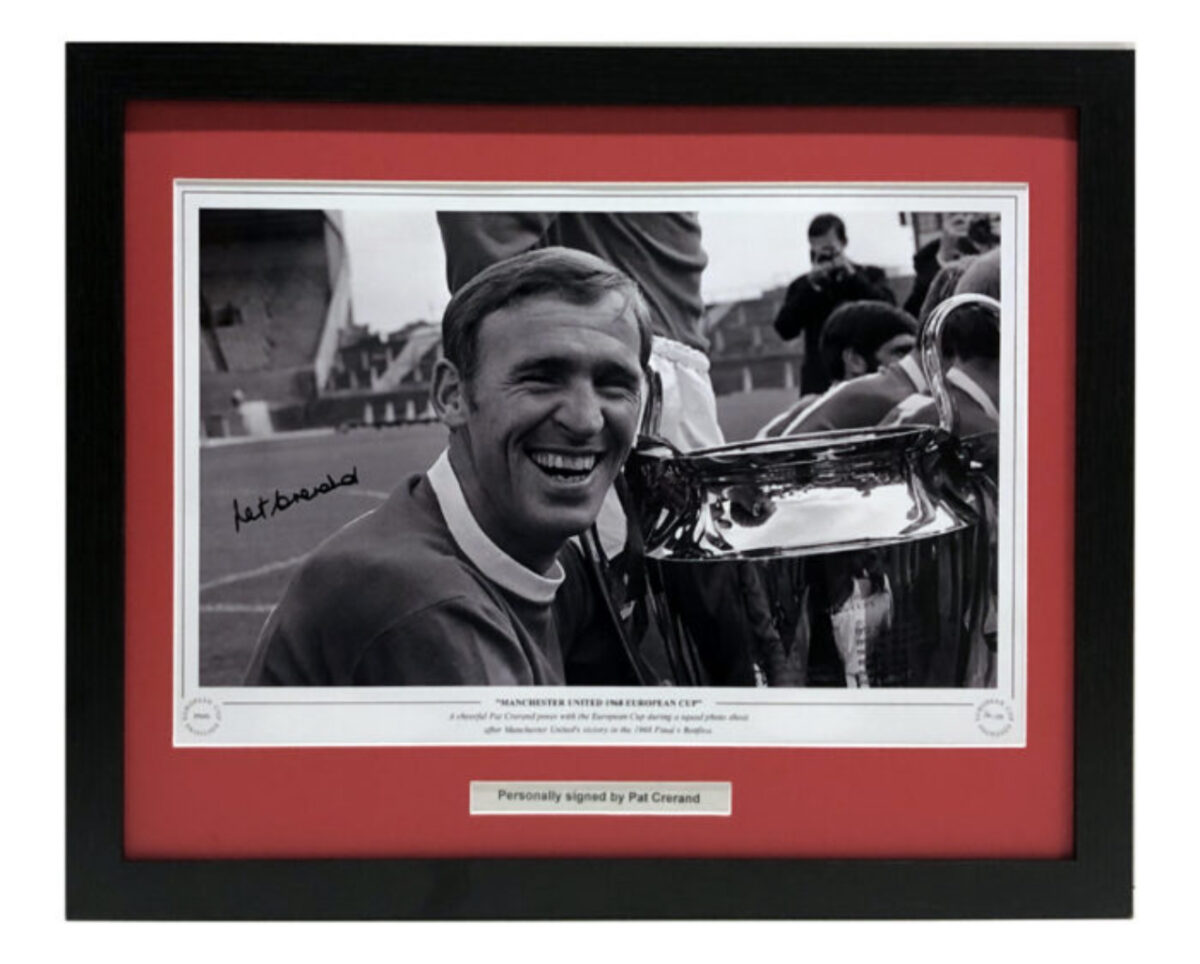Harry Gregg Signed Manchester United Photo Framed