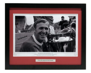 Harry Gregg Signed Manchester United Photo Framed