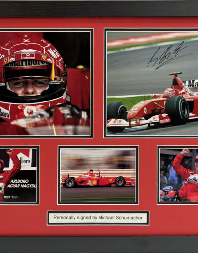 Michael Schumacher Signed Photo in Framed Presentation