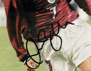 David Beckham Signed England Picture in Framed Presentation