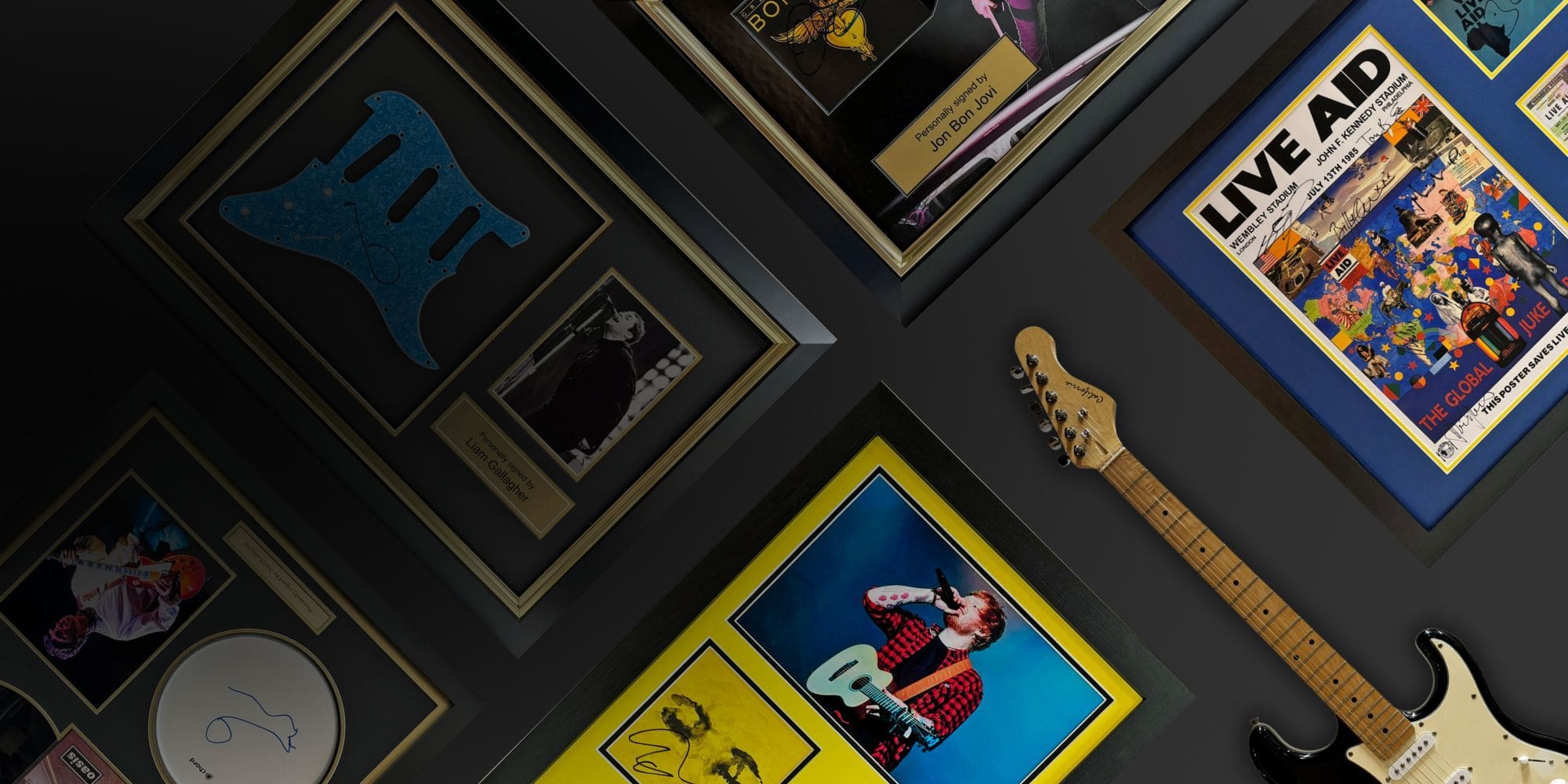 Music Memorabilia Slider Signature Vault