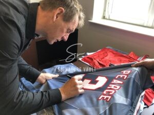 Nottingham Forrest Football personally signed by Stuart Pearce