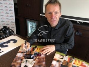 Nottingham Forrest Football personally signed by Stuart Pearce