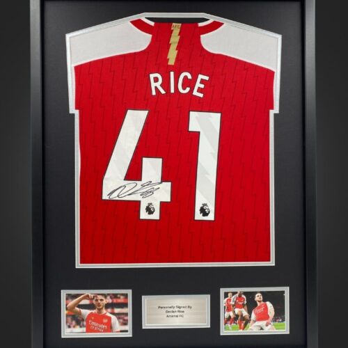 Declan Rice signed Arsenal Shirt