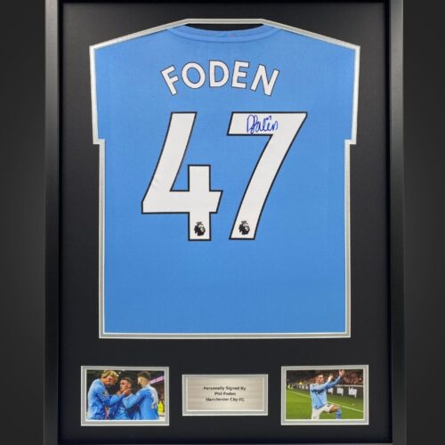 Foden Manchester City Signed Shirt