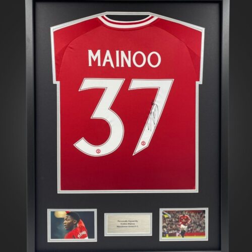 Kobe Mainoo Manchester United signed Shirt