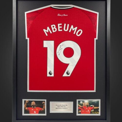 Mbeumo Manchester United Signed Shirt