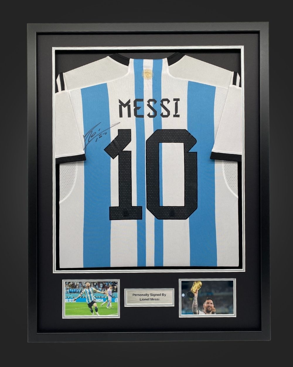 Messi Argentina Signed Shirt Messi Argentina Signed Shirt