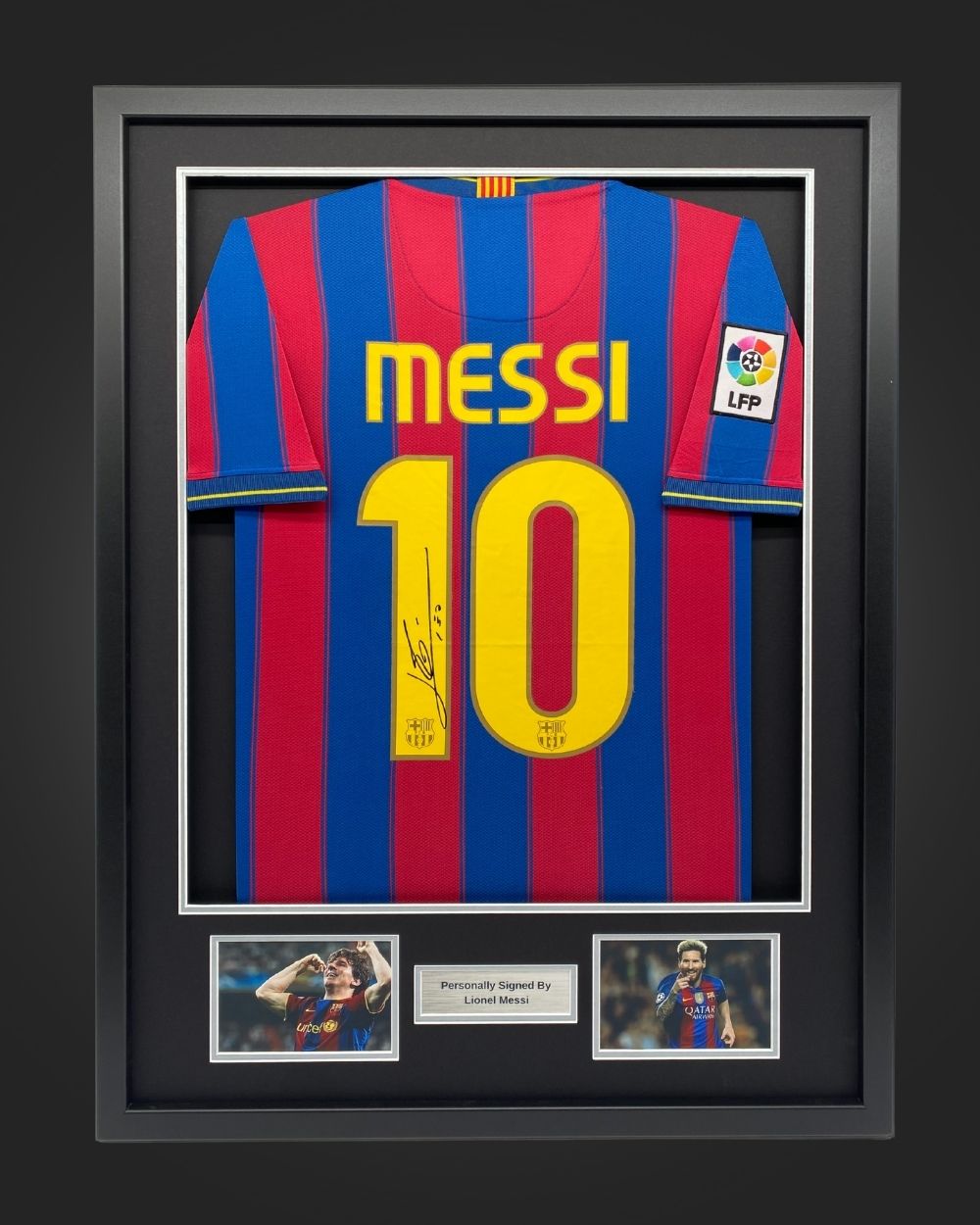 Messi Barcelona Signed Shirt Messi Barcelona Signed Shirt