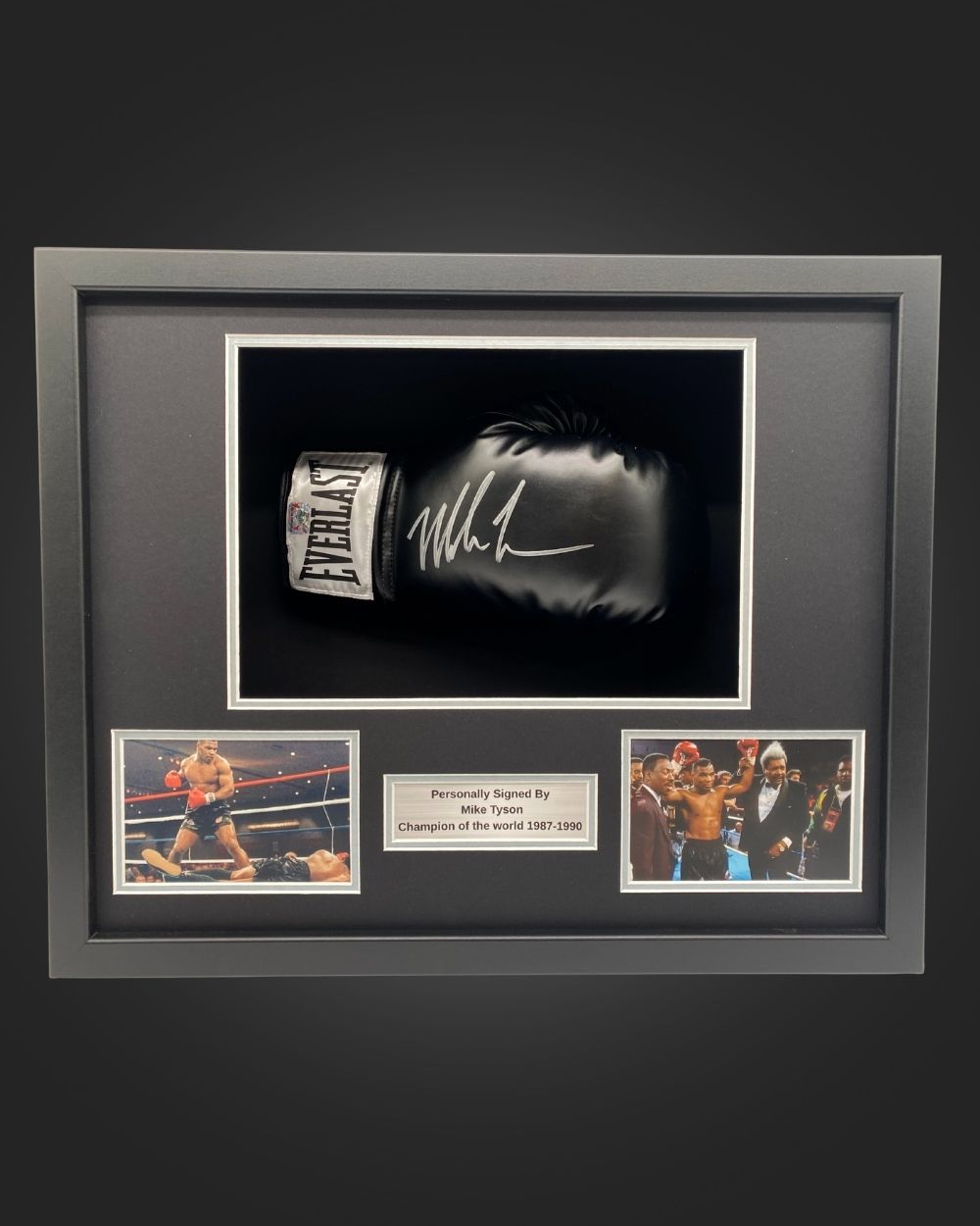 Mike Tyson Signed Glove (2) Mike Tyson Boxing Glove - Framed - Image 1