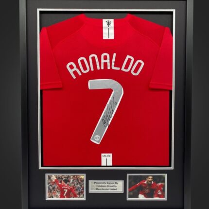 Ronaldo United Signed Shirt