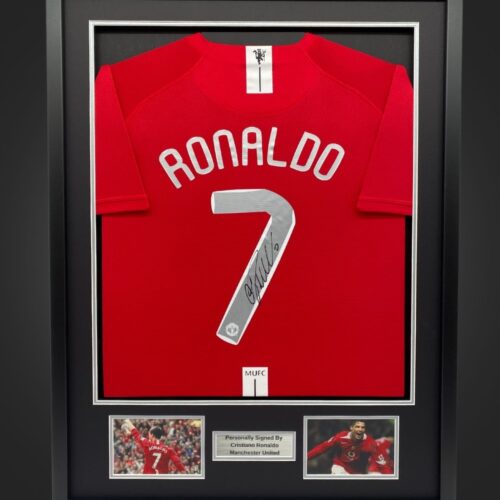 Ronaldo United Signed Shirt