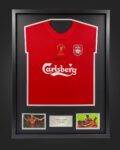 Steven Gerrard Signed Liverpool Shirt – Framed