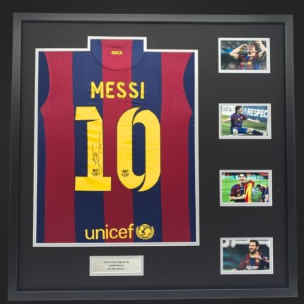Messi Barcelona Signed Shirt - Sig Style