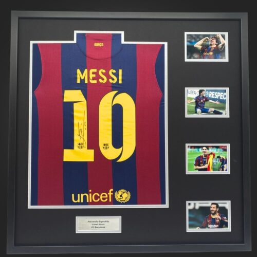 Messi Barcelona Signed Shirt - Sig Style