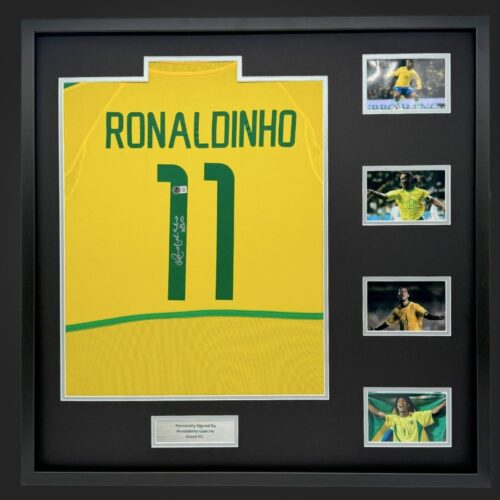 Ronaldinho Brazil Signed Shirt