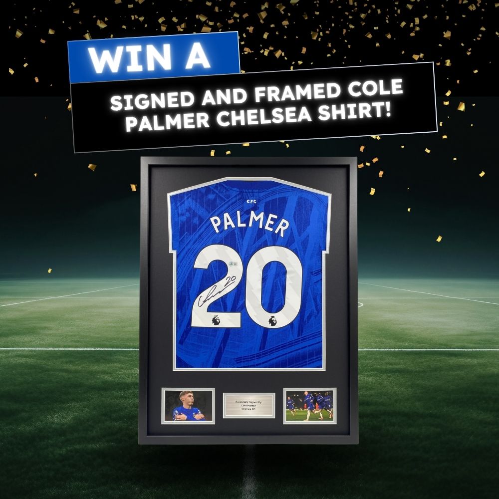 Win a Cole palmer signes Chelsea Shirt